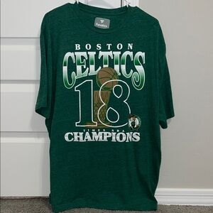 Fanatics Boston Celtics 18-Time Champions Green Tee - Basketball